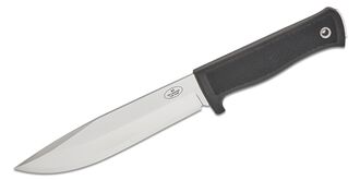 Fallkniven Couteau de Survie A1Z Satiné Lam. Lame VG10W, Poignées Kraton, Étui Zytel Noir - KNIFESTOCK