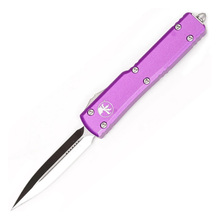 MICROTECH UTX-70 D/E Satin Standard Violet 147-4VI - KNIFESTOCK