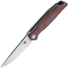 Bestech ASCOT D2, Satin, Interlayer with Carbon Fiber and G10 BG19F - KNIFESTOCK