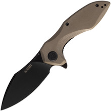 KUBEY Noble Nest Cuțit pliabil cu Liner Lock Mâner Tan G10 KU236I - KNIFESTOCK