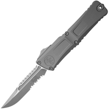Microtech COMBAT TROODON GEN III INTERCEPTOR APOCALYPTIC PART SERRATE NATURAL CLEAR - KNIFESTOCK
