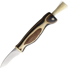 Wood Jewel Mushroom knife zebra WJ92Z - KNIFESTOCK