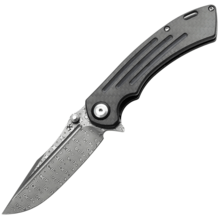 KANSEPT Pretatout Damascus 0.137''/3.5mm Carbon Fiber,G10 K1032D3 - KNIFESTOCK
