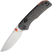 Vosteed Marten 154CM Stonewash Fibre de Carbone Noire A1608 - KNIFESTOCK