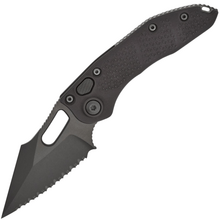 Microtech STITCH DLC BLADE & HW F/S DEEP ENGRAVED SHADOW S 169-3DLCTSH - KNIFESTOCK