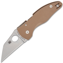 Spyderco MicroJimbo Brown G-10 CPM 15V SPRINT C264GPBN15V - KNIFESTOCK