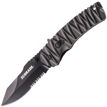 Schrade Dual Action 40% Ser Assist/Manual Folder, Oțel AUS-8. Liner Lock, Actuator deget, Thumb Stud - KNIFESTOCK