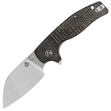 QSP Knife Chefmaster Pocket knife Blade:14C28N, satin, brown micarta, Linerlock QS163-C1 - KNIFESTOCK