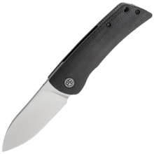 Petrified Fish PFE05S Flavorist Satin K110 Black Micarta PFE05SDMS - KNIFESTOCK
