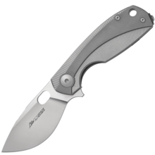 Viper LILLE Drop Point Satin M390, Bead Blasted Titanium V5962TITI - KNIFESTOCK