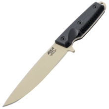EKA RTG1 Tan Blade, Black G10 Handle 50130 - KNIFESTOCK