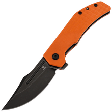 Tenable Knives Orion Blackwash 14C28N, Orange G10+ Frag Mönster - KNIFESTOCK