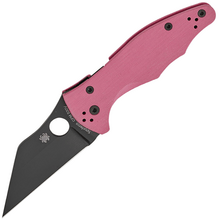 Spyderco Yojimbo 2 Pink G-10 CPM S30V Musta Terä SPRINT Living Beyond Breast - KNIFESTOCK