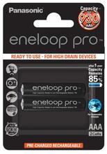 Panasonic Eneloop Pro AAA, HR03, 930mAh, Ni-MH, blister 2 pezzi BK-4HCDE/2BE - KNIFESTOCK