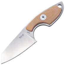 MKM MAKRO 2 Natural canvas micarta BÖHLER M390 - MOD. SHEEPSFOOT MK MR02-NC - KNIFESTOCK