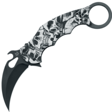 Fox Fox THE END taittuva karambit, terä ruostumaton teräs N690Co black idroglider, - KNIFESTOCK