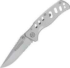 Smith and Wesson Extreme Ops met 40% gekartelde clip point lemmet met broekriemclip - KNIFESTOCK