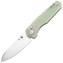 TENABLE KNIVES Beaver Stonewashed Nitro-V 0.125''/3.2mm Jade G10 T1105V4 - KNIFESTOCK