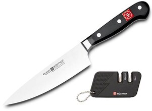 WUSTHOF set CLASSIC Koksmes 16 cm + gratis zakmes slijper - KNIFESTOCK