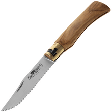 OLD BEAR® M - STAINLESS STEEL, OLIVE HANDLE, SERRATED BLADE 9337/19_LU - KNIFESTOCK