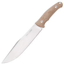 Viper Trail N690Co Stonewashed Blade Natural Canvas Micarta Handle Designer Jens Ansø VT4066CN - KNIFESTOCK