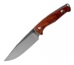 FOX Knives TUR fast kniv, Jesper Voxnaes design, Cocobolo handtag, Läderhölster FX-529 CB - KNIFESTOCK