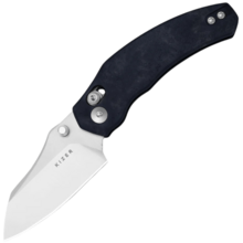 Kizer Mini Bulldog Nitro-V Richlite(Blue Canyon) V3672SA3 - KNIFESTOCK