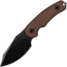 Kunwu STIFFY D. Brown Micarta, VANADIS 4 DLC - KNIFESTOCK
