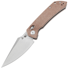 Tenable Knives Fenrir Stonewashed Nitro V, Barna Micarta T1034V2 - KNIFESTOCK