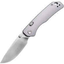 Vosteed Marten 154CM Satin Gray Aluminum A1601 - KNIFESTOCK