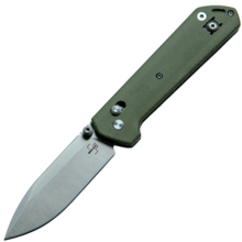 KNFS Böker Plus Kihon Satin, Green Micarta, 14C28N, KNFS Exclusive, Limited Edition 200pcs - KNIFESTOCK
