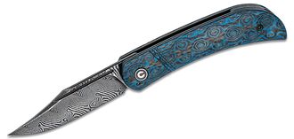 CIVIVI Appalachian Drifter Damascus Blauw G10/CF C2015DS-2 - KNIFESTOCK