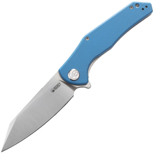KUBEY Flash Liner Lock Flipper Összecsukható Kés Kék G10 Markolat KU158A - KNIFESTOCK