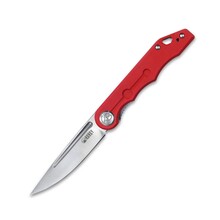 KUBEY Mizo Liner Lock Couteau Pliant Front Flipper Manche G10 Rouge KU2101C - KNIFESTOCK