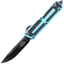 Microtech SCARAB II GEN III S/E BLACK STANDARD TURQUOISE 1278-1TQ - KNIFESTOCK