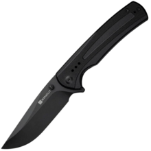 Regnator Black G10 HandleBlack 9Cr18MoV BladeLiner Lock - KNIFESTOCK