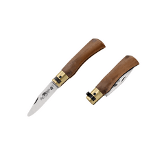 OLD BEAR® XS - STAINLESS STEEL, WALNUT HANDLE, ROUNDED TIP BLADE 9351/15_LN - KNIFESTOCK