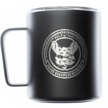 Giant Mouse GM Camp Mug Black / SSU - KNIFESTOCK