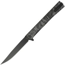 Ocaso Solstice Engraved Titanium + Black / Topo Pattern 10ETB - KNIFESTOCK