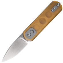 Vosteed Corgi Pup S35VN Satin Amber PEI A0723 - KNIFESTOCK