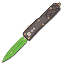 MICROTECH UTX-85 D/E Jedi Master bronze/vert/noir 232-1JM - KNIFESTOCK