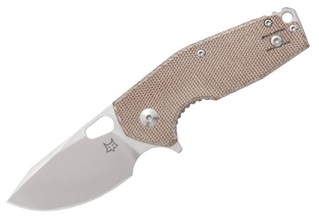Fox Knives VOX CORE FOLD. KNIFE, ELMAX SATIN BLD,NATURAL MICARTA HDL FX-604 MN - KNIFESTOCK