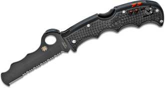Spyderco Assist Lightweight Black Black Blade/Carbide Tip C79PSBBK - KNIFESTOCK
