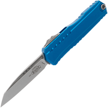 Microtech CYPHER II S/E STONEWASH STANDARD BLUE 1241-10BL - KNIFESTOCK
