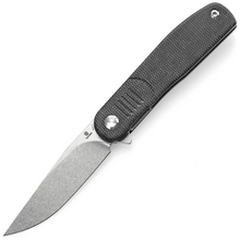 TENABLE KNIVES Einar Stonewashed Nitro-V 0.137''/3.5mm Black Micarta T2072A3 - KNIFESTOCK