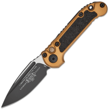 Microtech 2023 LUDT BLACK BLADE STD TAN HANDLE 1135-1TA - KNIFESTOCK