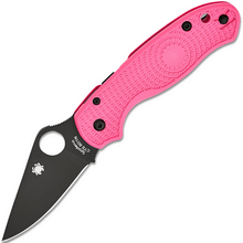 Spyderco Para 3 Pink Lightweight Black Blade Living Beyond Breast Cancer Reveal 14 C223PPNBK - KNIFESTOCK