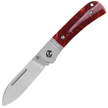 QSP Knife Hedgehog Spear Point Pocket knife Blade:14C28N, satin, resin, slipjoint QS142SP-C - KNIFESTOCK