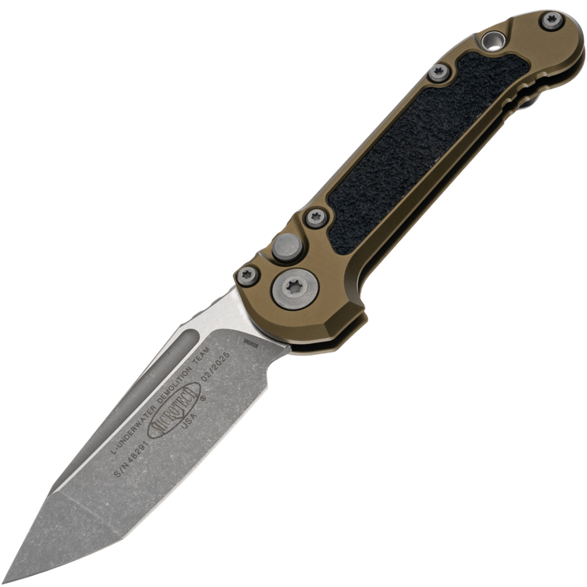 Microtech L.U.D.T.® T/E Gen III OD Green Apocalyptic® Standard 1136-10APOD