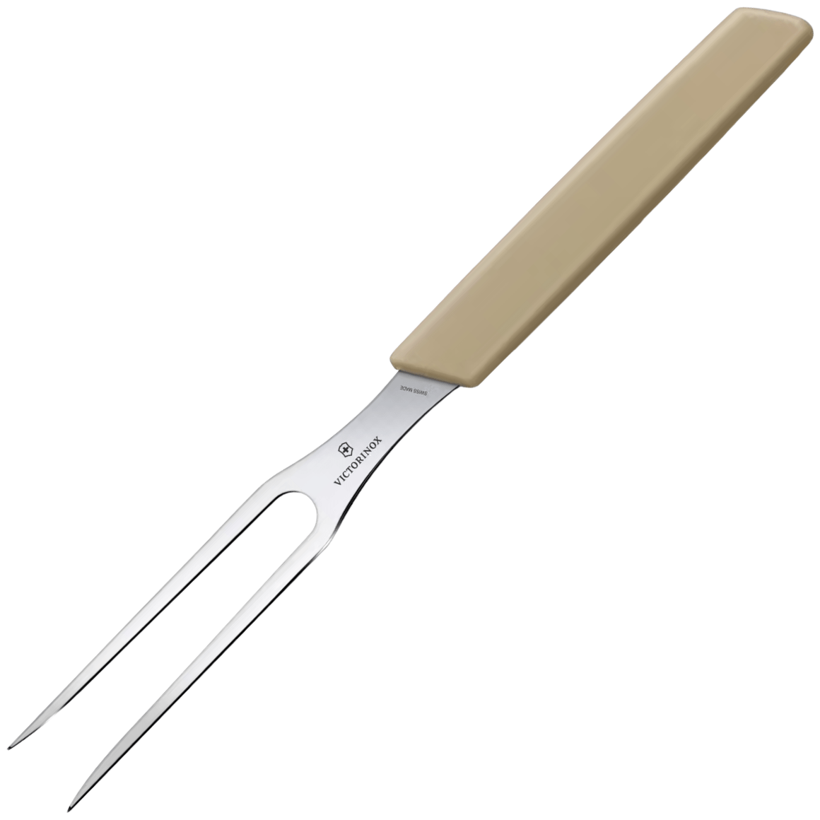 VICTORINOX Carving fork, 15 cm, almond-beige 6.9036.158B